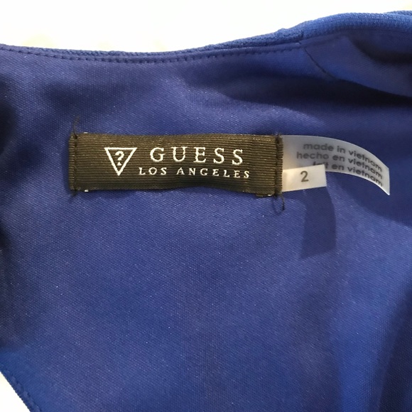 Guess Royal Blue cocktail dress size small - Picture 5 of 5